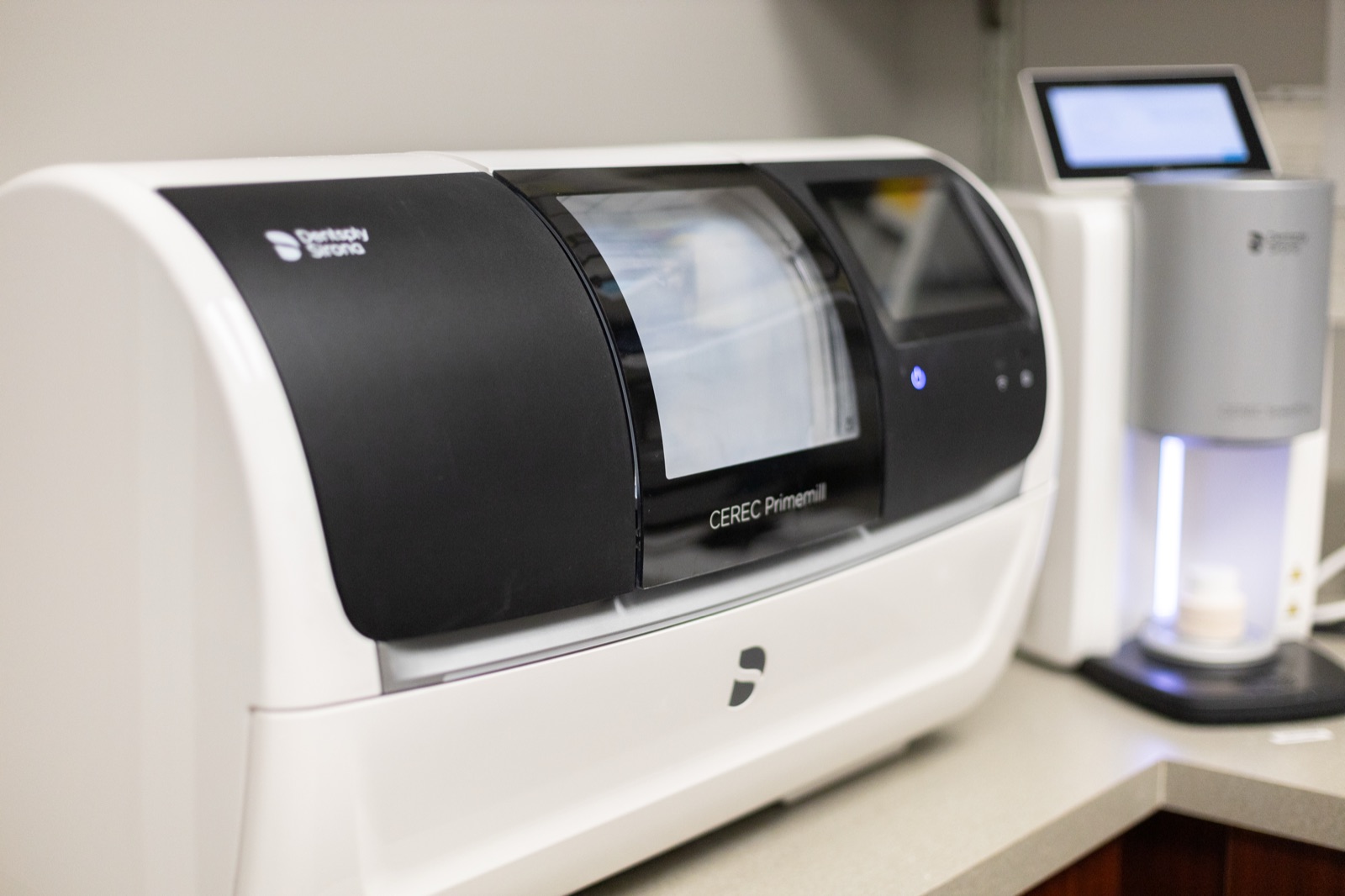 The in-office CEREC milling unit used to create same-day crowns